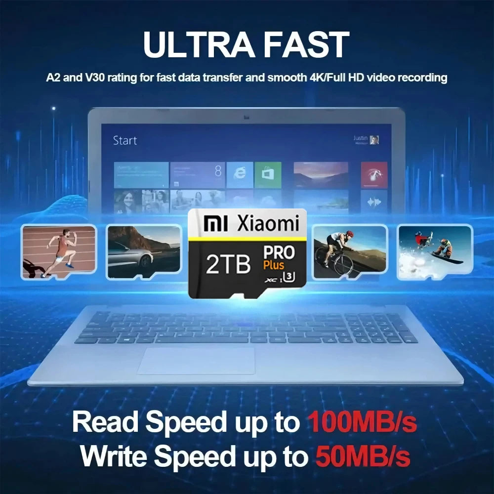 Mijia Xiaomi Original Memory Card 1TB 2TB High Speed Micro TF SD Card 128GB 512GB For Nintendo Switch Tablet Drone Mortal Kombat Techelectronicx