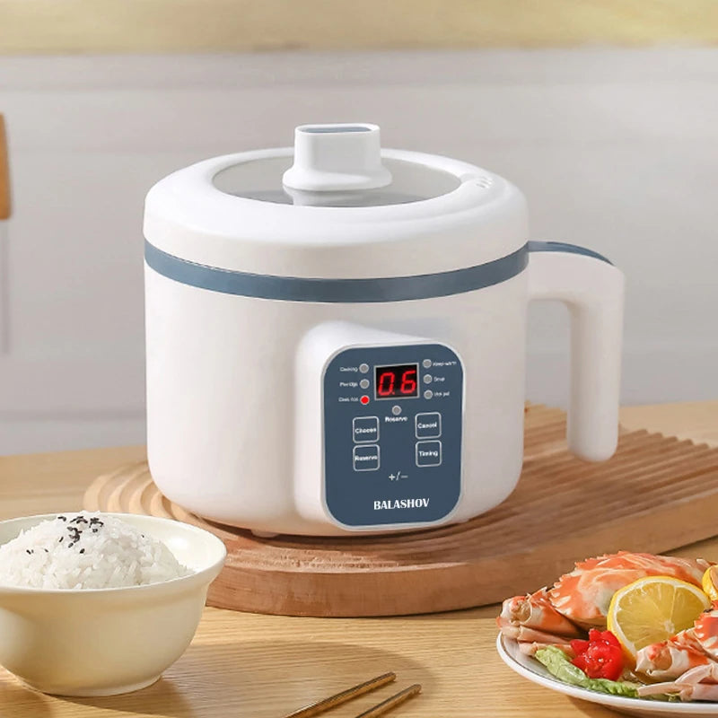 1.7L Electric Rice Cooker Single Double Layer 220V Multi Cooker Non-Stick Smart Mechanical MultiCooker Steamed Rice Pot For Home Techelectronicx