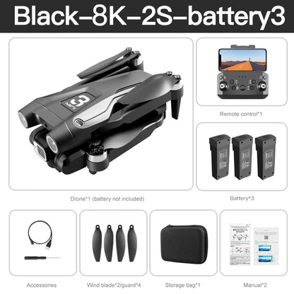 XIAOMI MIJIA Z908 Pro /MAX Drone 8K Professional Dual Camera GPS Avoidance Quadcopter Optical Flow Localization 3-side avoidance Techelectronicx