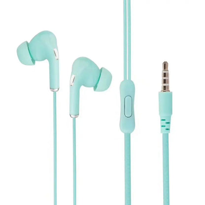 High Definition Wired Earphone 3.5mm In-Ear Control Portable Sport Wired Headset With Mic Wired Headphones For Mobile Phones - TechElect