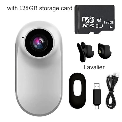 1080P Action Camera 1080P Portable Versatile Mount Anywhere for Travel Pets Ride Sport Vlog Mini Wireless Camera with Carry box Tech Electronics