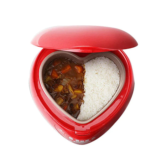 1.8L Heart-Shaped Rice Cooker 220V/300W Home Smart Rice Cooker With Cooking Porridge And Making Cakes Cooking Function Techelectronicx