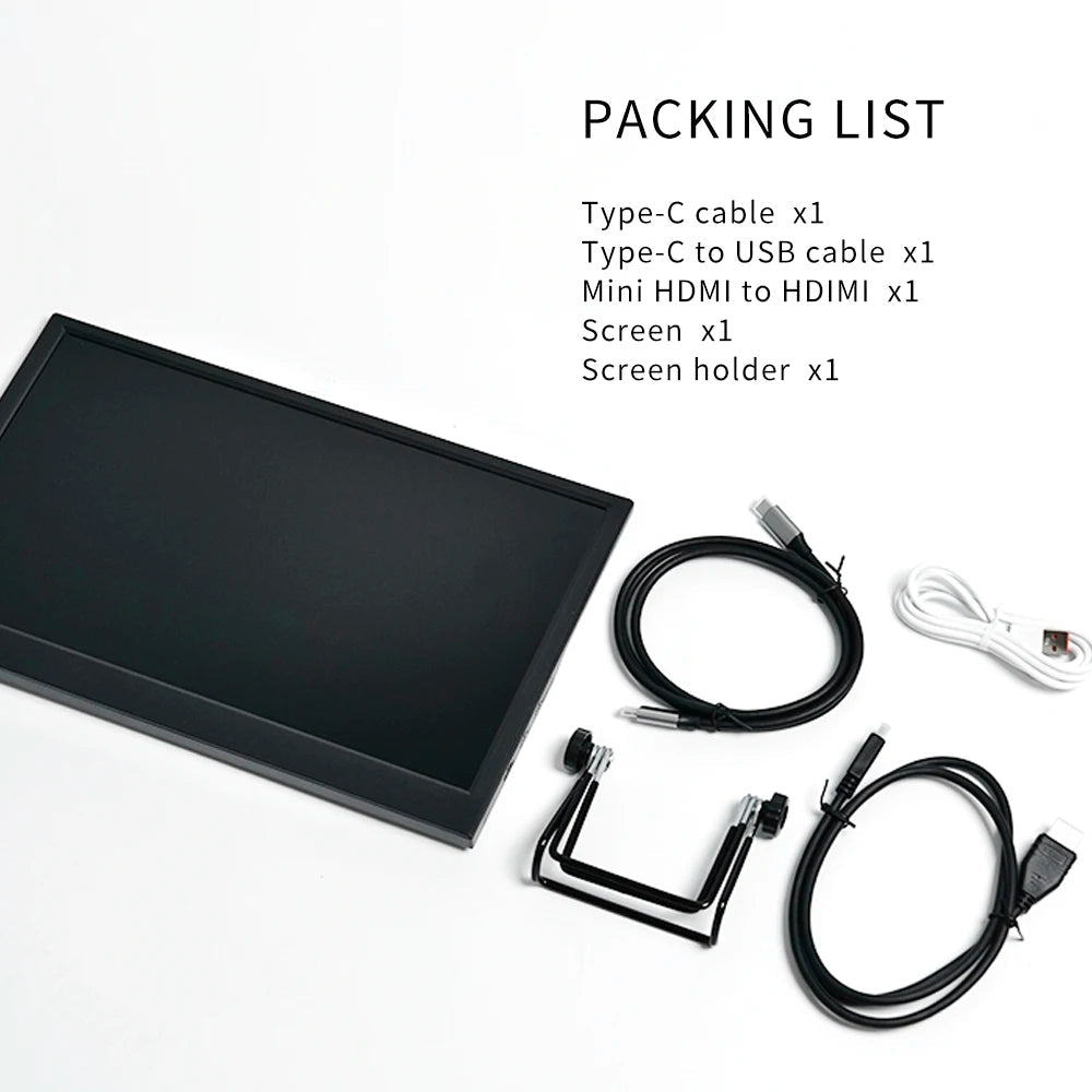 11.6 inch Portable monitor 1366X768 lcd display TFT gaming monitor for pc Raspberry Pi Laptop PS4 Xbox360 switch HDMI-Compatible Techelectronicx