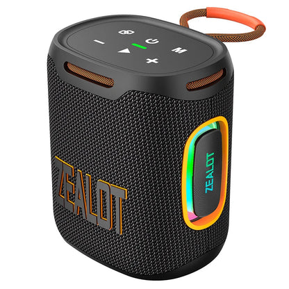 Zealot-S122 Bluetooth Speaker BT5.3 Wireless IPX6 Waterproof Shower Speaker,25W HiFi Stereo Sound,TWS Pairing,20H Music Playtime Techelectronicx