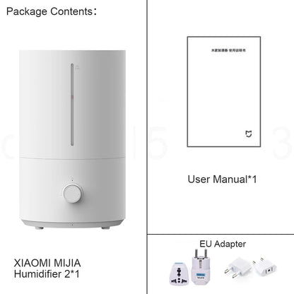 XIAOMI MIJIA  Humidifier 2,Top Fill 4L Supersized Cool Mist Humidifier,30H Runtime,Silver ion antibacterial,For Home, Large Room Techelectronicx