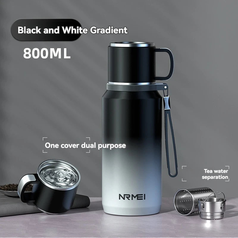 1.5L Thermos water bottle Stainless Steels Vacuum Flask Hot Coffee tea Water Heat Preservation Bottles Cold Tumbler drinkware TechElect