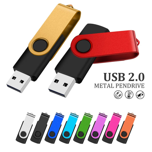 128GB USB 2.0 Flash Drive 64GB Pen Drive 16GB Pendrive 32GB Disk On Key USB Stick 4GB Memory Flash Disk Real Capacity Promotion Techelectronicx