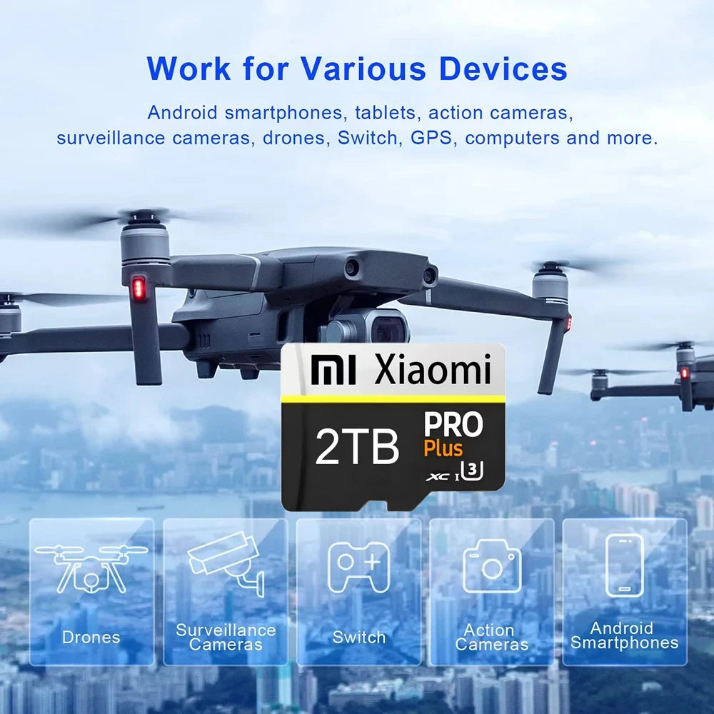 Mijia Xiaomi Original Memory Card 1TB 2TB High Speed Micro TF SD Card 128GB 512GB For Nintendo Switch Tablet Drone Mortal Kombat Techelectronicx
