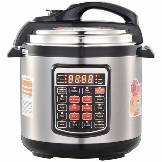 Rice Cooker 8L 220V English Button Multi-function Touch Electric Pressure Cooker Fully Automatic Cooking Pot Kitchen Appliances Techelectronicx
