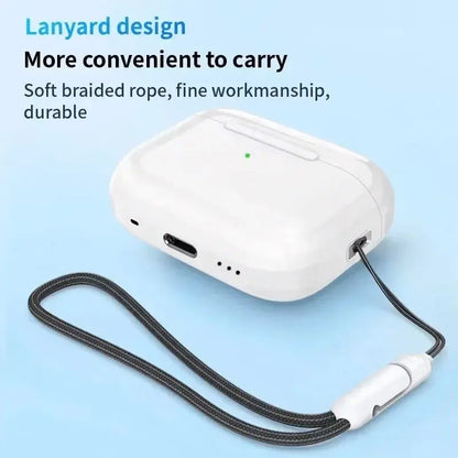 Air Pro True Wireless Bluetooth Earphones Headphones Bin Lanyard HiFi Sound Low Latency Noise Reduction Earbuds for IOS Android - TechElect