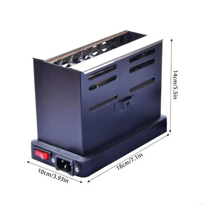 110V 220V 800W Black Shisha Hookahs Charcoal Stove Heater Coal Burners Hot Plate N58D Techelectronicx