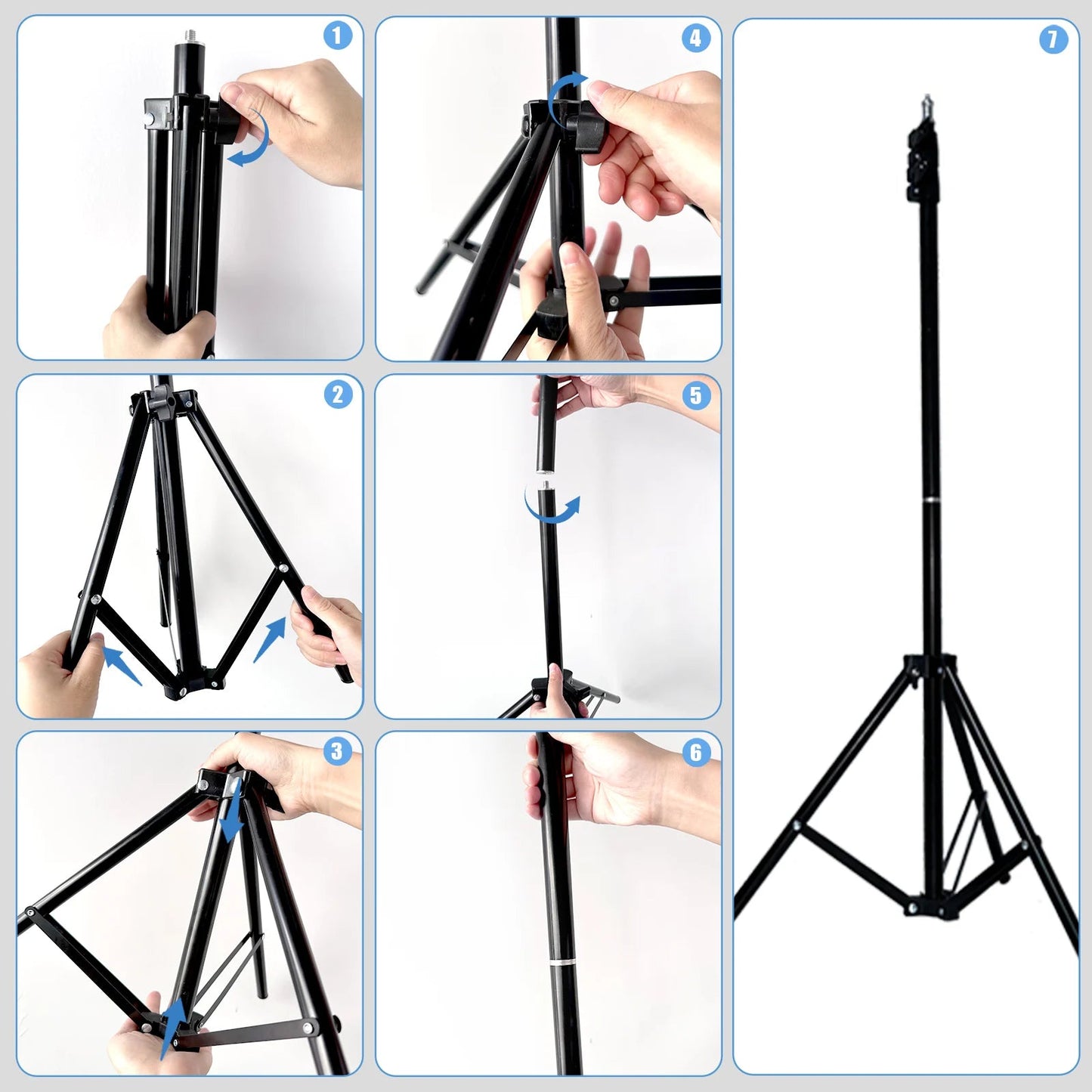 10" 26cm LED Selfie Ring Light Photography Video Light RingLight Phone Stand Tripod Fill Light Dimmable Lamp Trepied Streaming Techelectronicx