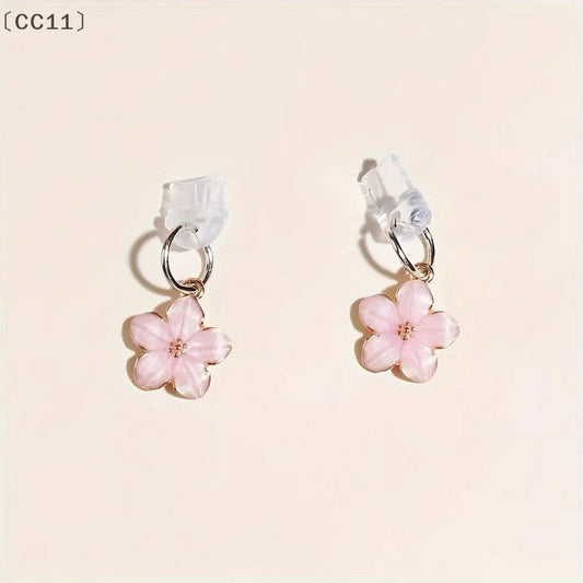 〔CC11〕Sakura Flowers Phone Dust Plug Accessories Decoration Hanging Pendant For IPhone For Type-C Charging Port Techelectronicx