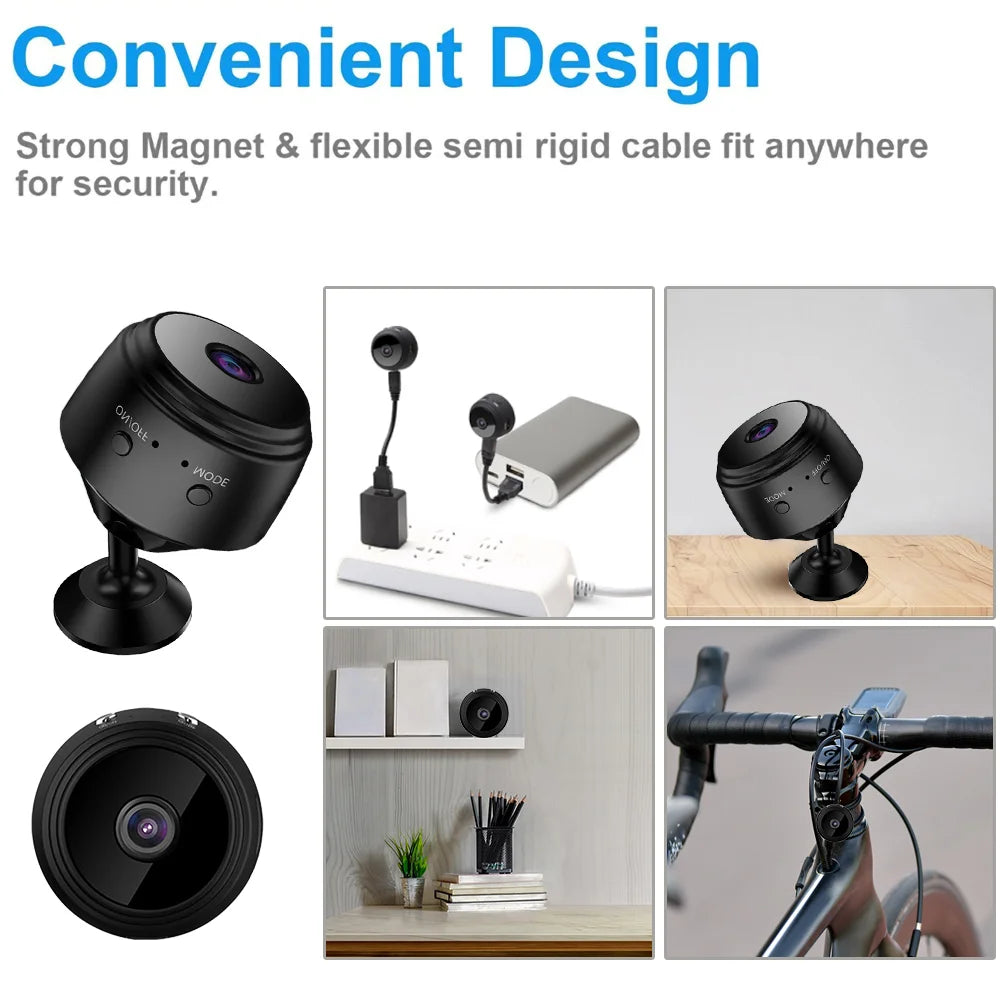 2pcs A9 Mini Camera Wifi Wireless IP Security Video Camcorders Night Vision Mobile Camera Video HD 1080P Surveillance Smart Home TechElect