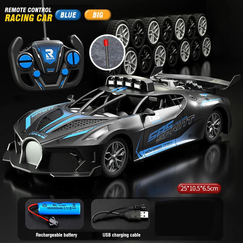 1/18 Rc Car High Speed Drift Sport Cars Remote Control Vehicle Sports Racing Car Toy Model Children Toys for Boys Birthday Gifts Techelectronicx