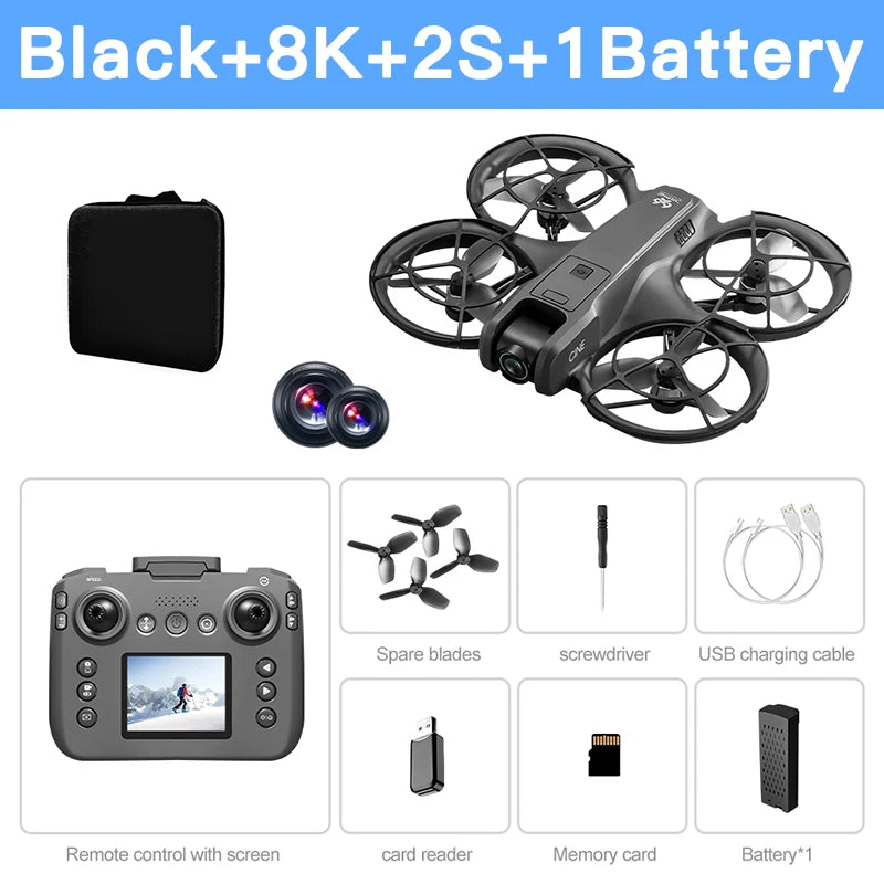 Xiaomi Mijia V666 Drone 8K Professional WIFI 5G Dron Obstacle Avoidance Brushless Altitude Headless Mode RC Quadcopter kids toys Techelectronicx
