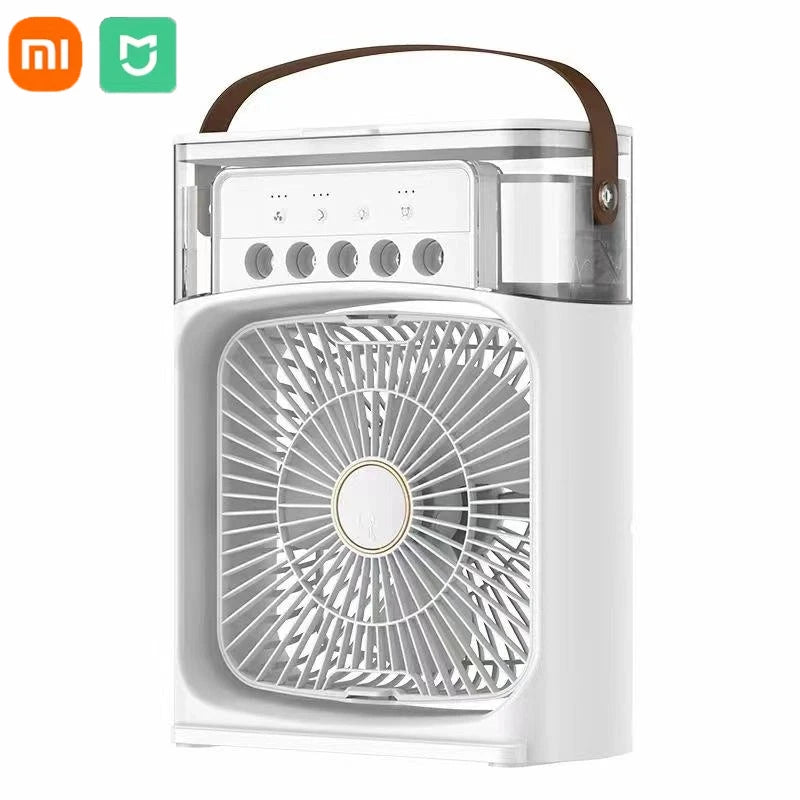 Xiaomi 3-in-1 Portable Air Conditioner Fan With LED Night Light Household Mini Humidifier Air Cooler Office Home Adjustable Fan Techelectronicx
