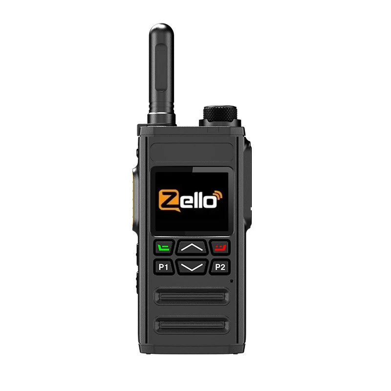 Zello 4G LTE&WiFi POC walkie Talkie - Bluetooth Connection, Long Battery Life, Fast Charging, Essential for Professional Outdoor Techelectronicx
