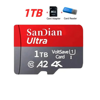Original SD Card 2TB Large Capacity Memory Card 128GB/256GB Mini TF Card 512GB High Speed Flash Card for PC/Desktops/Mac/Cameras Techelectronicx