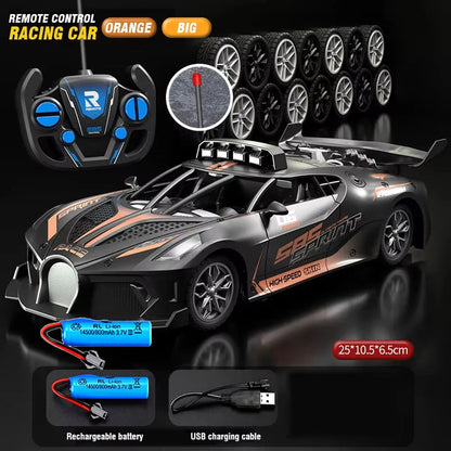 1/18 Rc Car High Speed Drift Sport Cars Remote Control Vehicle Sports Racing Car Toy Model Children Toys for Boys Birthday Gifts Techelectronicx