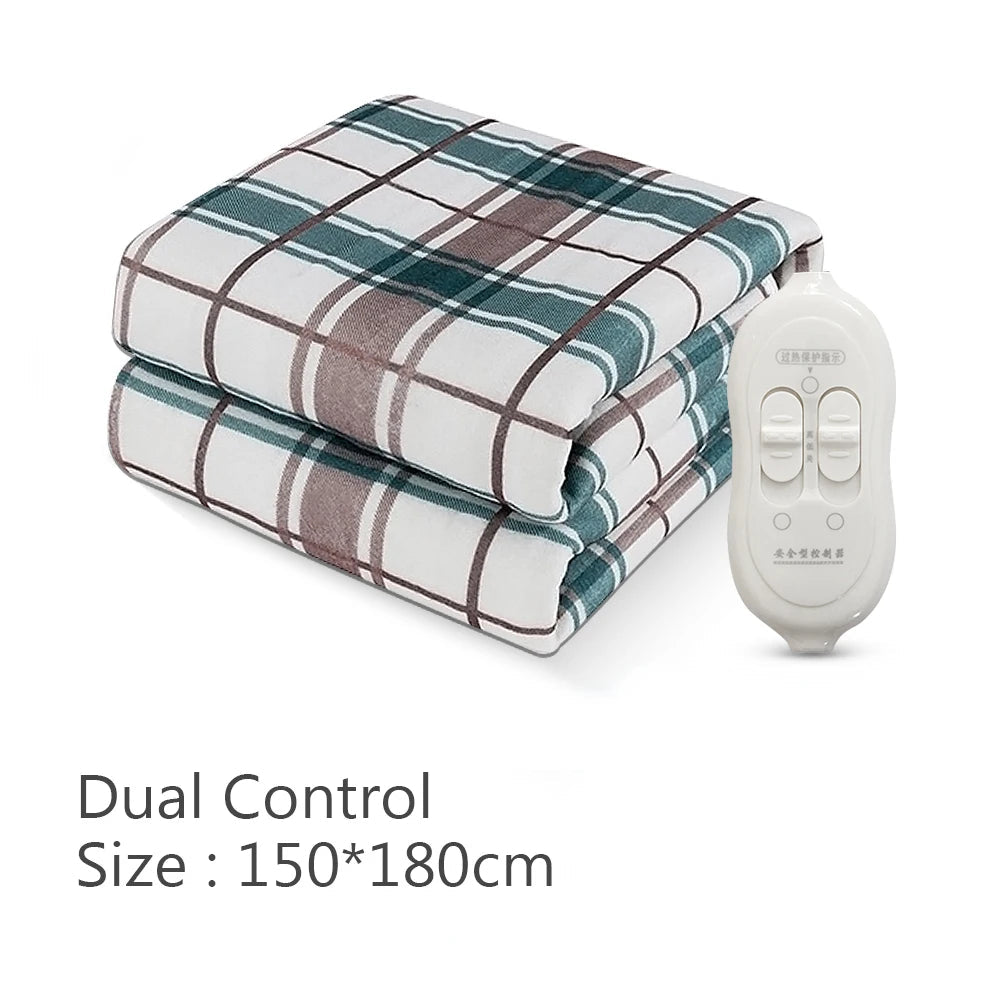 110V 220V Electric Blanket Thicker Heaters Home Bed Sheet Thermal Mat Heating Mattress Winter Thermostat Double Body Warmer Pads TechElect