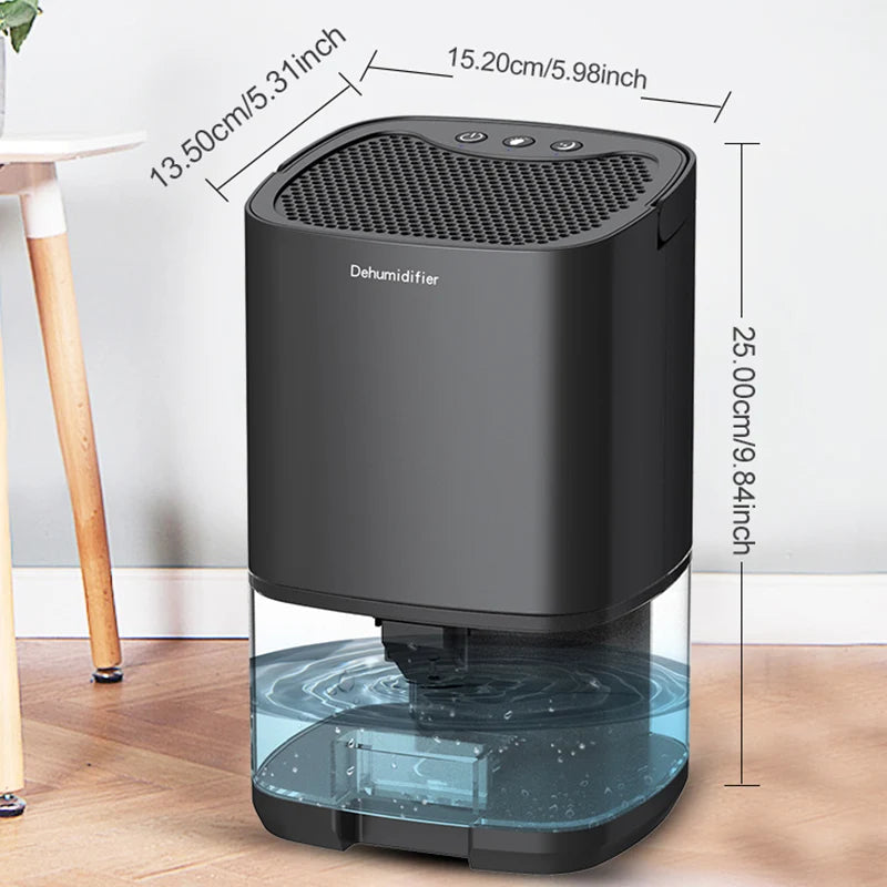 1000ML Air Dehumidifier with Basic Air Filter for Home Room Office Kitchen Moisture Absorbers Machine Anti Humidity Air Dryer TechElect