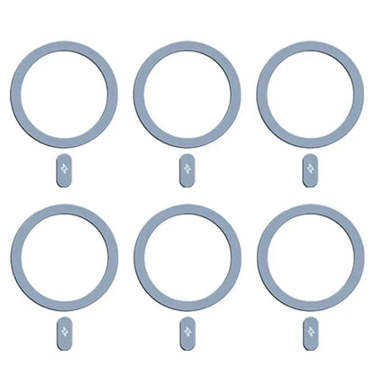 Magnetic Metal Plate Ring for Magsafe Wireless Charger Iron Sheet Sticker Magnet Cellphone Holder for IPhone 16 15 14 13 Pro Max Techelectronicx