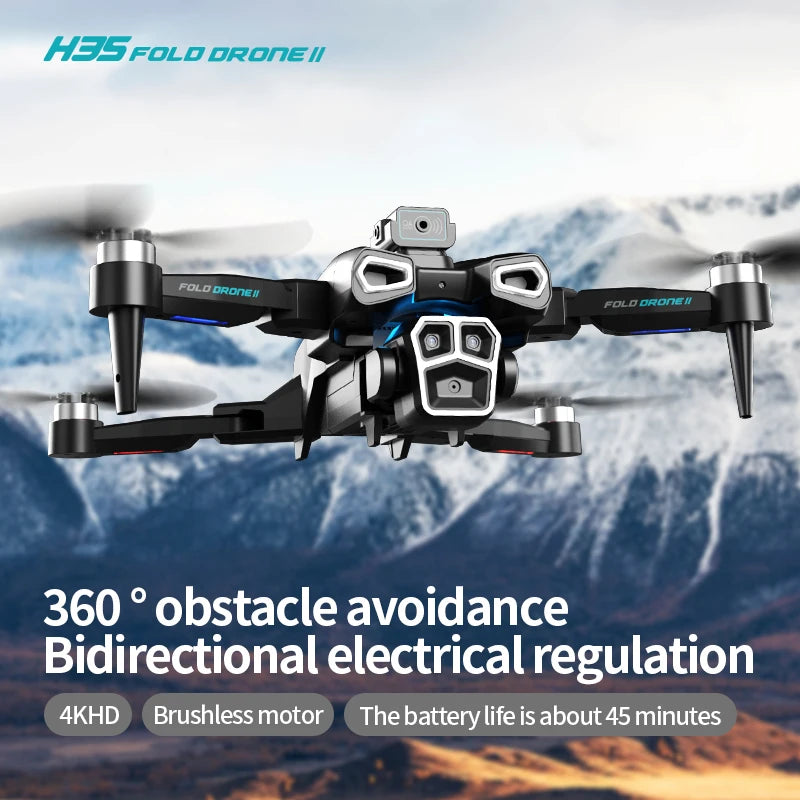 【TYRC H35】Rc camera drone 4K professional high-definition camera brushless motor long-range obstacle avoidance Techelectronicx