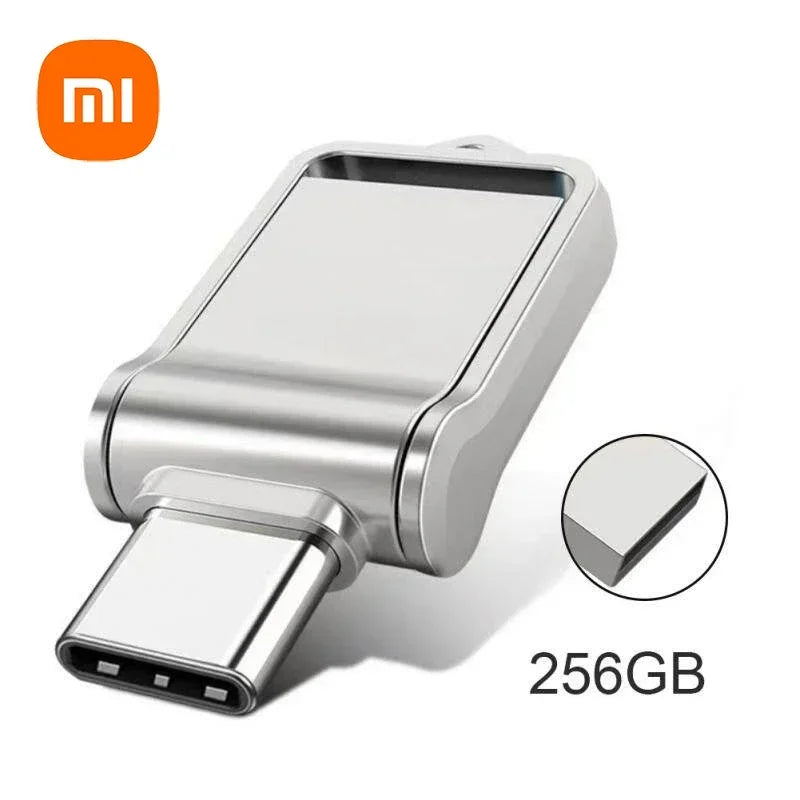 Xiaomi USB 3.2 2TB Flash Drive High Speed Type-C Interface Dual-Use Flash Memory 512GB 1TB Stick For Phone Windows 11 Computer Techelectronicx