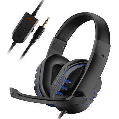 3.5mm Wired Gaming Headphones Game Headset Noise Cancelling Earphone with Microphone Volume Control for PS4 Play Station 4 PC - TechElect
