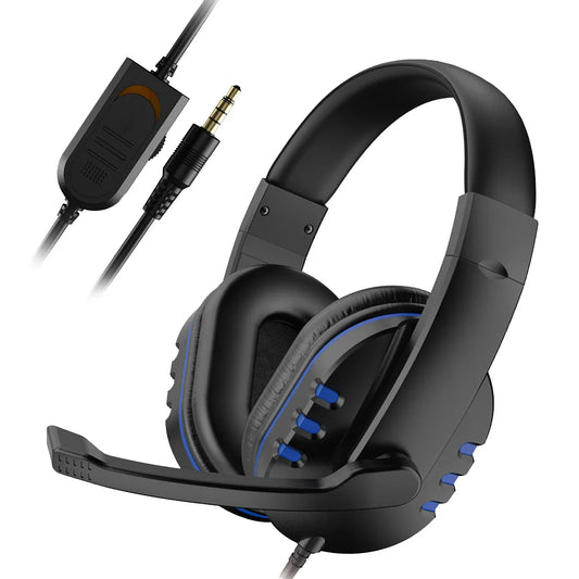 3.5mm Wired Gaming Headphones Game Headset Noise Cancelling Earphone with Microphone Volume Control for PS4 Play Station 4 PC - TechElect
