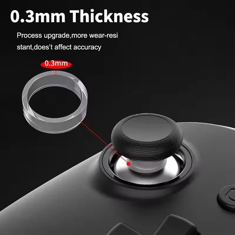 12/2X For Steam Deck Game Joystick Rocker Protector Ring Silicone Elastic Cover For Xbox PS4 PS5 VR2 Controller Game Accessories Techelectronicx