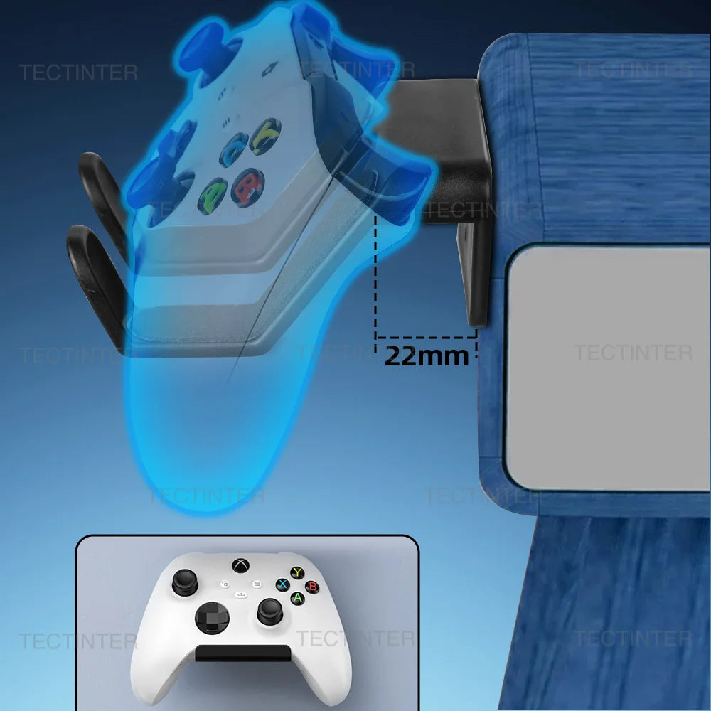 Wall Mount Rack Bracket For Switch Pro/PS5/PS4/Xbox One Game Controller Headphone Headset Stand Hanger Holder Gaming Accessories Techelectronicx