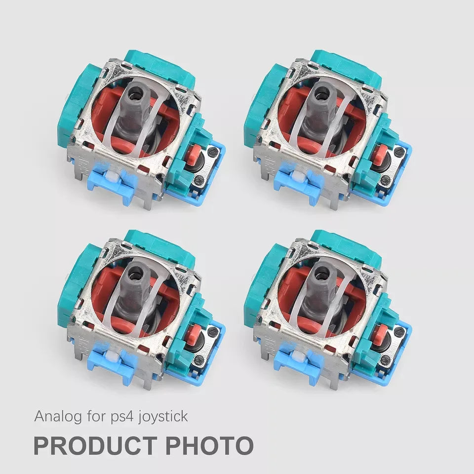 10pcs 3D Analog Joystick for PS4 Sensor Module Thumb Stick Replacement Parts for PS5 Gamepad Controller Accessory Repair parts Techelectronicx