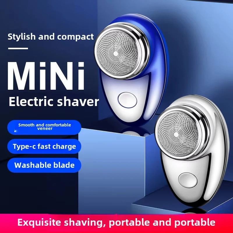 061 Men's USB Electric Mini Shaver, Wet and Dry Dual Use Rechargeable Car Shaver, Home Travel Shaver Techelectronicx