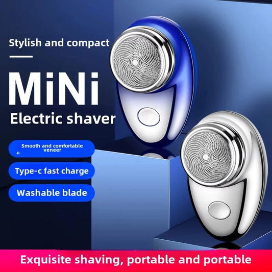 061 Men's USB Electric Mini Shaver, Wet and Dry Dual Use Rechargeable Car Shaver, Home Travel Shaver Techelectronicx
