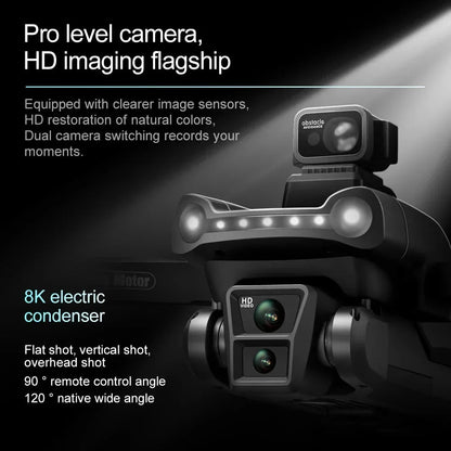 Xiaomi Mijia V198GPS Drone 4K Profesional FPV Brushless Laser obstacle avoidance Aerial Optical Foldable Quadcopter Mini 8K Dron Techelectronicx