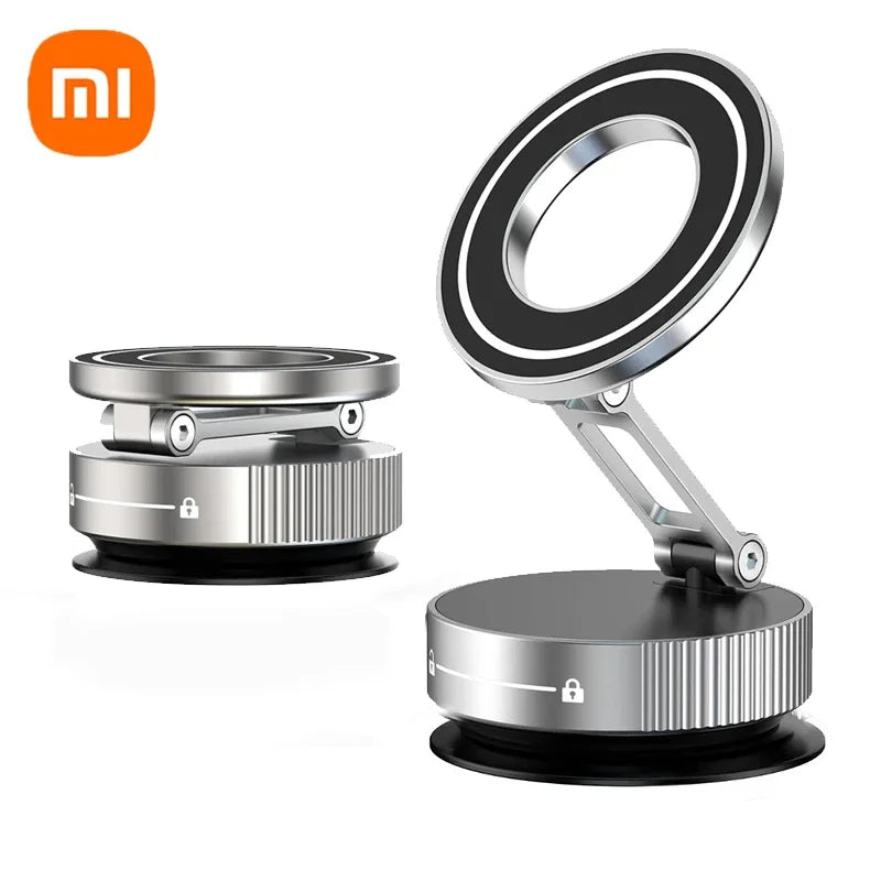 Xiaomi Super Strong Magnetic Phone Holder Foldable Design 360° Adjustable Vacuum Car Mount For Car Desk Bathroom Phone Holder Techelectronicx