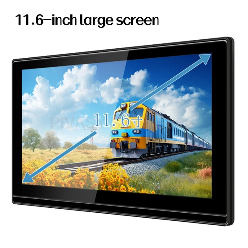 11.6 Inch Portable Mini Digital TV 1080P HDMI Handheld Car Television WIFI IPS HD Display Screen for Home Kitchen Outdoor Use Techelectronicx