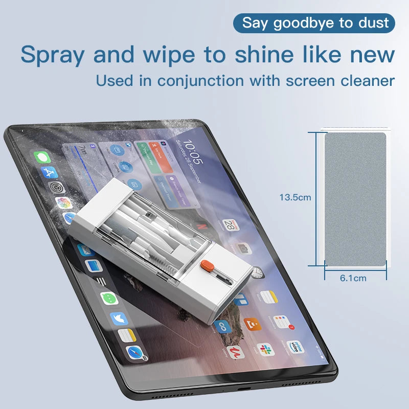 22 in 1 Cleaning Kit Keyboard Cleaner Brush Bluetooth Earphones Cleaning Pen Earbuds Phones Laptop Cleaning Tools Keycap Puller TechElect