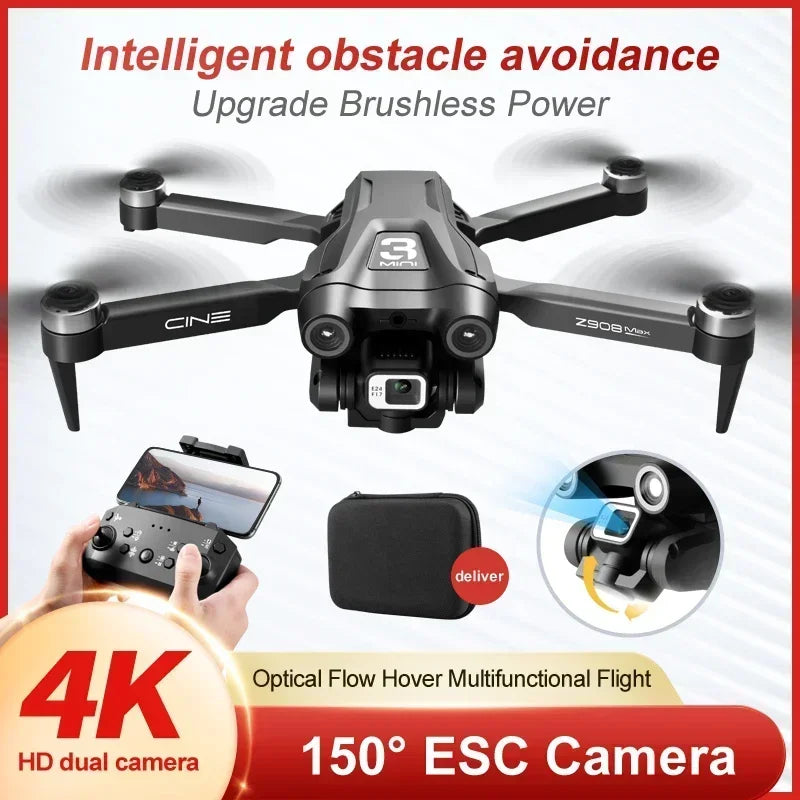 Xiaomi Mijia Z908 Pro /MAX 8K Drone ESC Professional 4K Dron Optical Flow Localization 3sided Obstacle Avoidance Quadcopter Toys Techelectronicx
