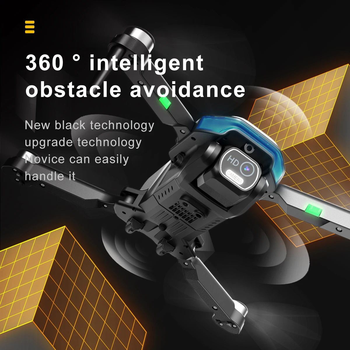 【TYRC H27】Rc camera drone 4K professional high-definition camera brushless motor long-range obstacle avoidance Techelectronicx