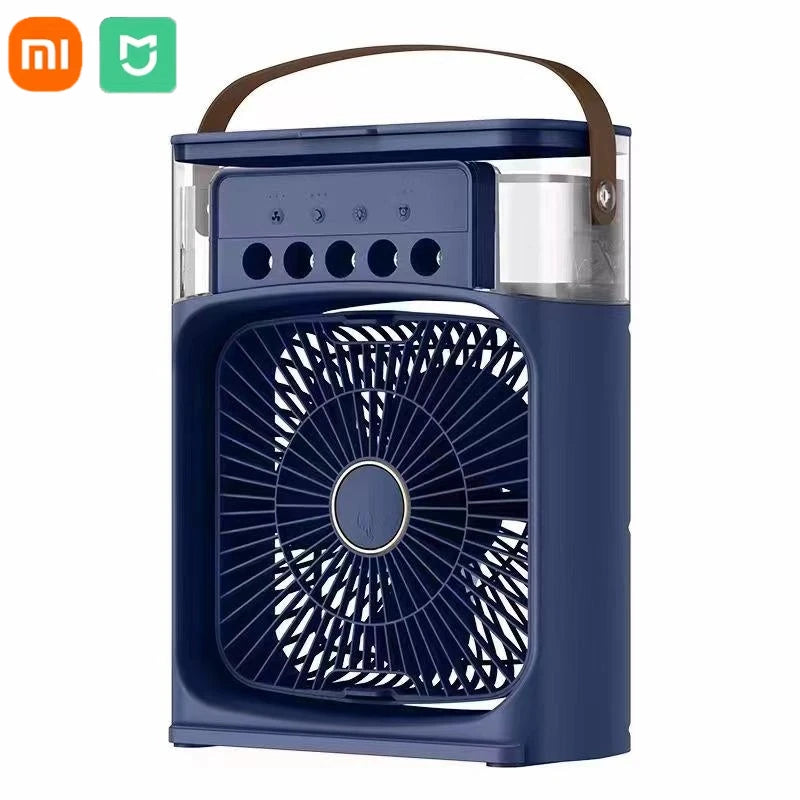 Xiaomi 3-in-1 Portable Air Conditioner Fan With LED Night Light Household Mini Humidifier Air Cooler Office Home Adjustable Fan Techelectronicx