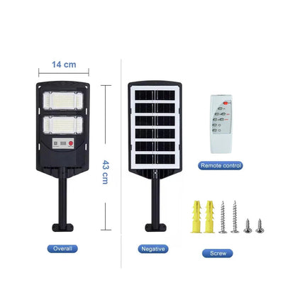 100000LM 2000W/1500W/1000W Solar Led Light Outdoor Powerful Outdoor Motion Sensor Solar Lamp Waterproof Garden Street Lamp TechElect