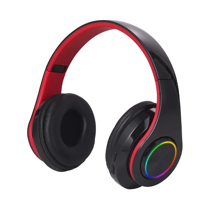 Wireless Bluetooth 5.0 Headphone With Microphone On-Ear Headset Stereo Sound Earphones Sports Gaming Foldable Headphones Game - TechElect