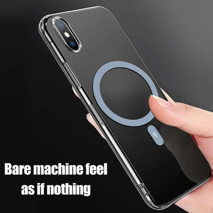 Magnetic Metal Plate Ring for Magsafe Wireless Charger Iron Sheet Sticker Magnet Cellphone Holder for IPhone 16 15 14 13 Pro Max Techelectronicx