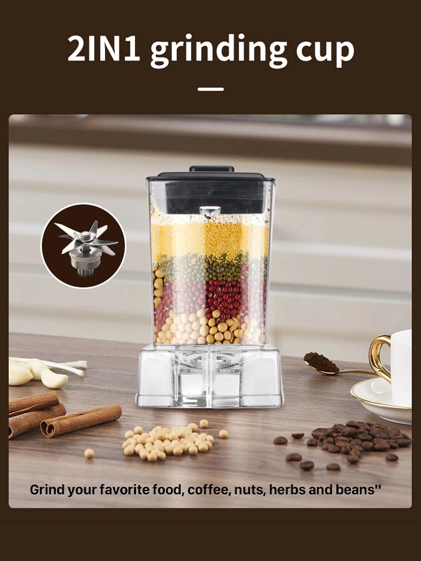1 Sokany Plug Type 2.5L Multifunctional Wall Breaking Machine, Blender, Ice Crusher, Cooking Machine SK-999 6000W High-power TechElect