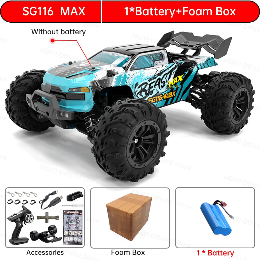ZLL SG116 MAX/PRO 1:16 High Speed Drift Racing 80KM/H Or 40KM/H Brushless Motor 4WD RC Car Off Road Car Toys for For Kid Gift Techelectronicx