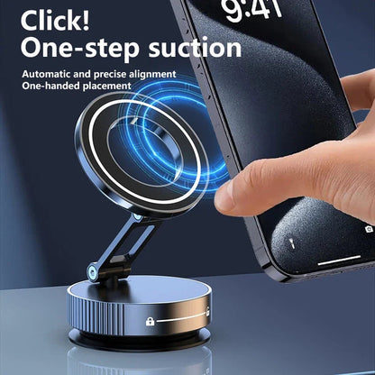Xiaomi Super Strong Magnetic Phone Holder Foldable Design 360° Adjustable Vacuum Car Mount For Car Desk Bathroom Phone Holder Techelectronicx