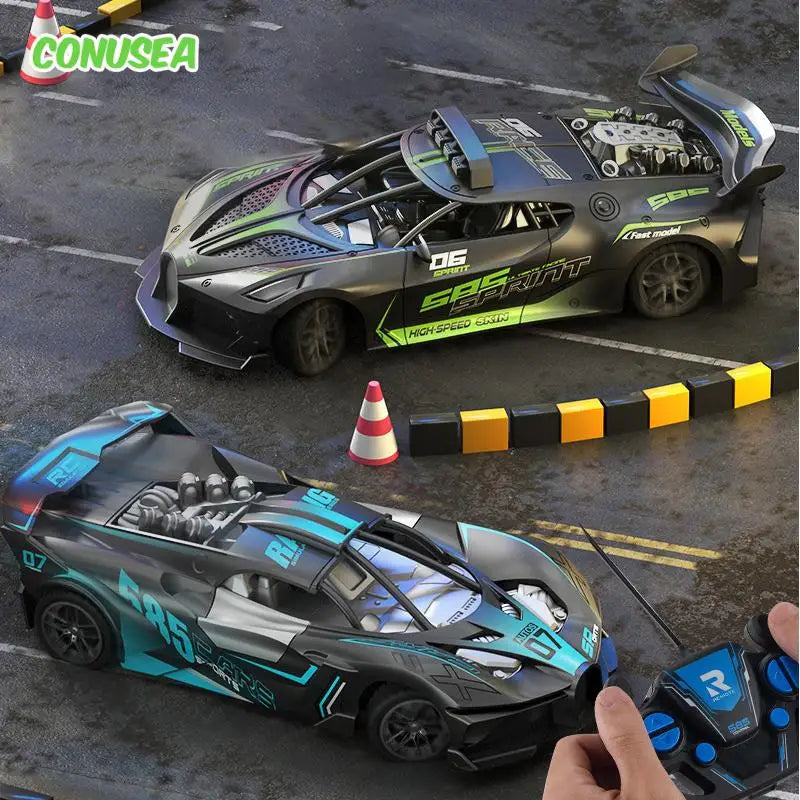 1/18 Rc Car High Speed Drift Sport Cars Remote Control Vehicle Sports Racing Car Toy Model Children Toys for Boys Birthday Gifts Techelectronicx